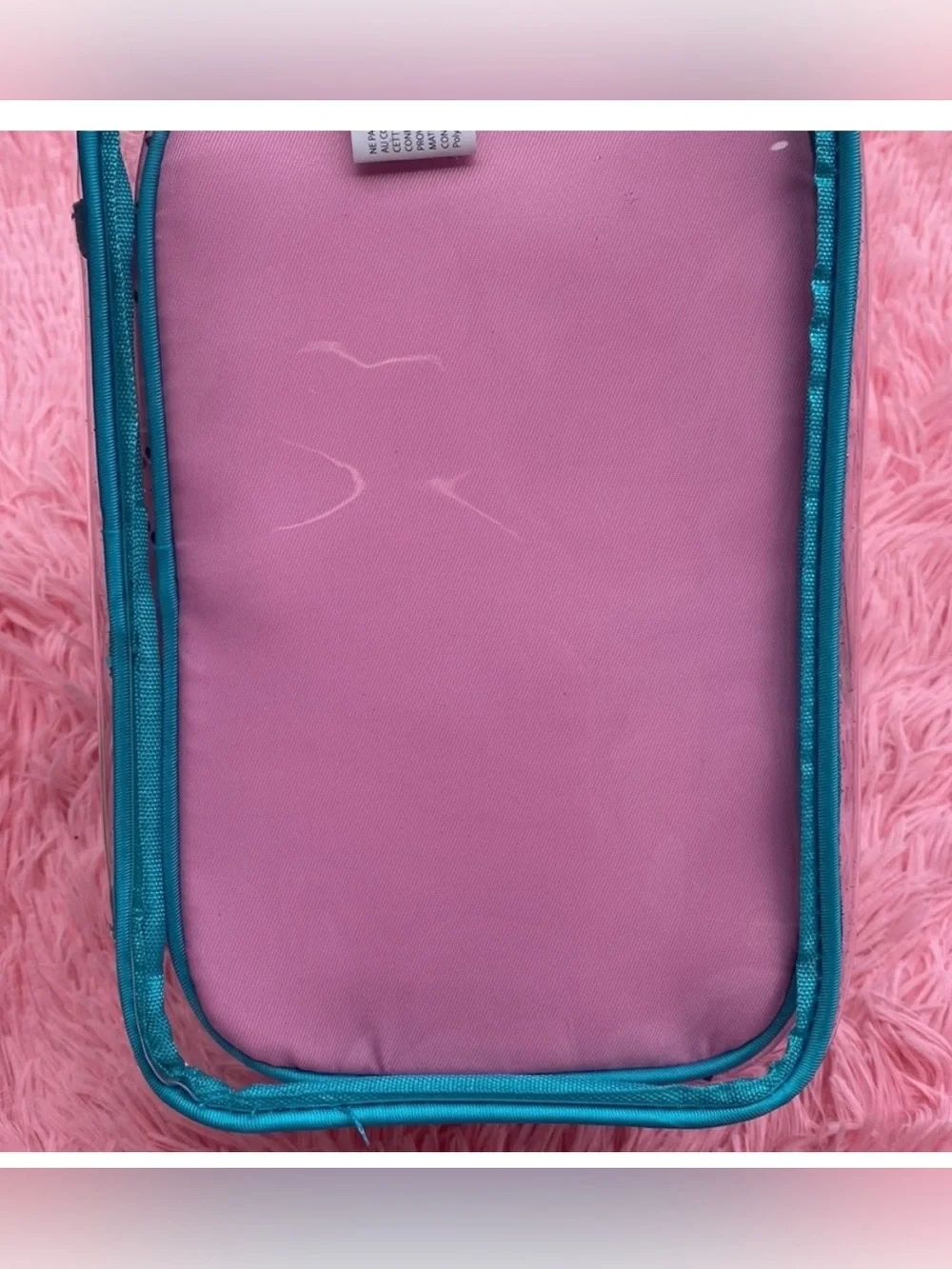 Juicy Couture 4 piece nested bag travel cosmetic set